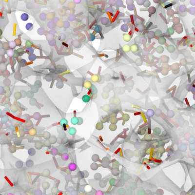 Modelling the force chains in emulsion&nbsp;gels