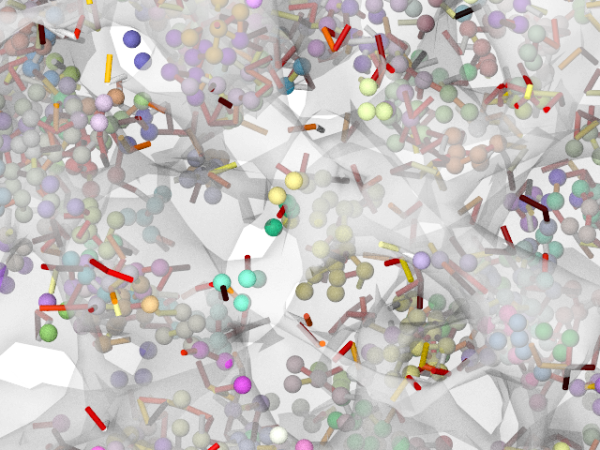 Modelling the force chains in emulsion&nbsp;gels